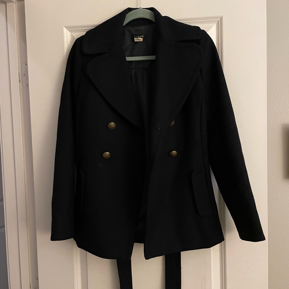 Classic Navy Pea Coat